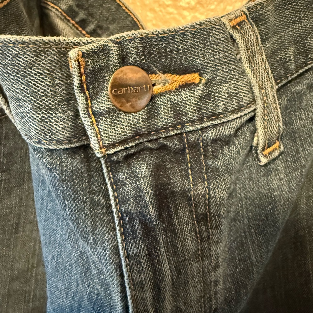 Carhartt Men's Blue Jeans 44-32 - Picture 3 of 7